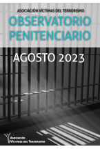 OBSERVATORIO DE POLÍTICA PENITENCIARIA DE LA AVT - AGOSTO 2023